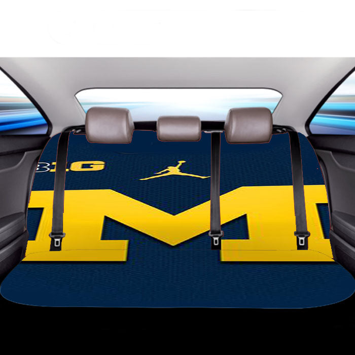 Michigan Wolverines Football Car Back Rear Seat Covers