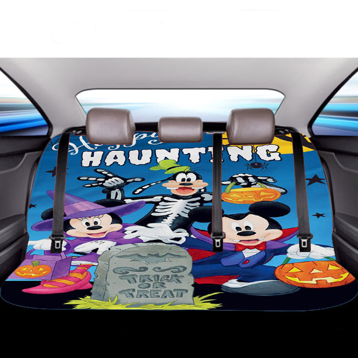 Mickey And Friends Halloween Car Back Rear Seat Covers