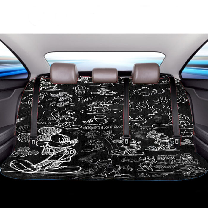Mickey Mouse 3 Car Back Rear Seat Covers