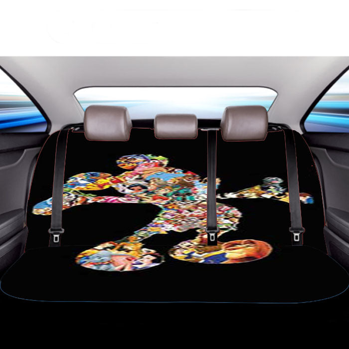 Mickey Mouse Characters Car Back Rear Seat Covers