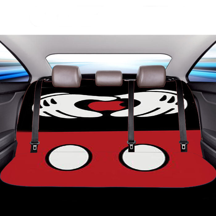 Mickey Mouse Disney Inspired Car Back Rear Seat Covers