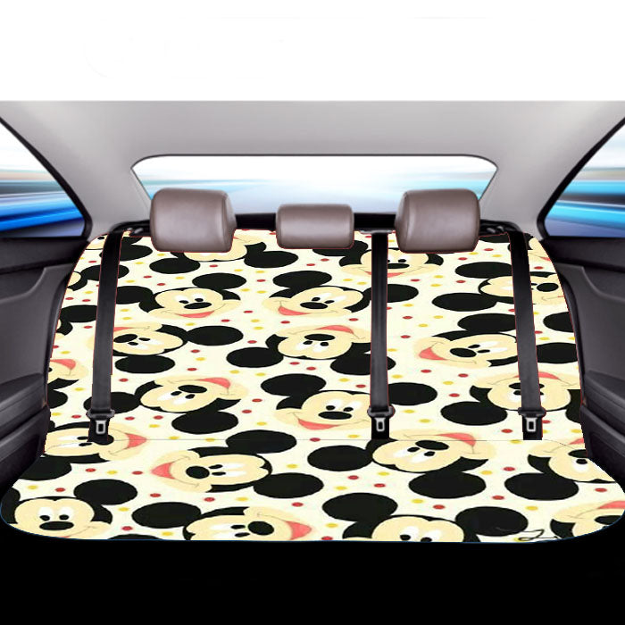 Mickey Mouse Disney Pattern Car Back Rear Seat Covers