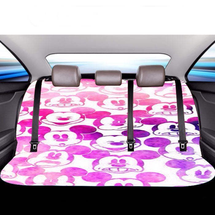 Mickey Mouse Emotic Car Back Rear Seat Covers