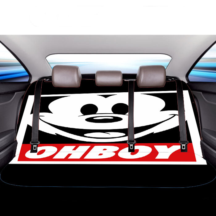 Mickey Mouse Ohboy Car Back Rear Seat Covers
