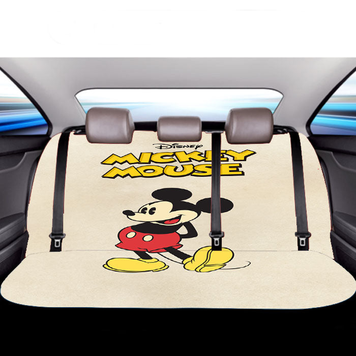 Mickey Mouse Vintage S Car Back Rear Seat Covers