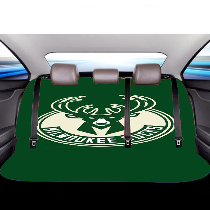 Milwauke Bucks Car Back Rear Seat Covers