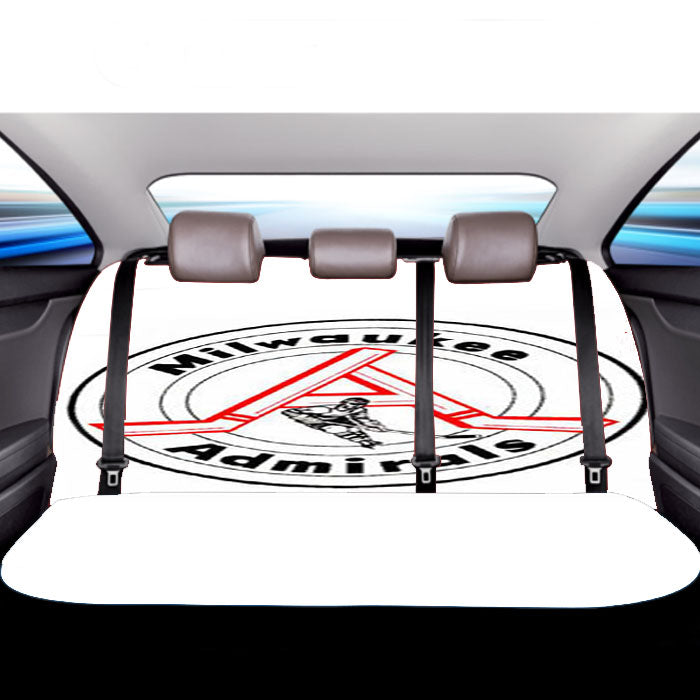 Milwaukee Admirals Symbol Car Back Rear Seat Covers