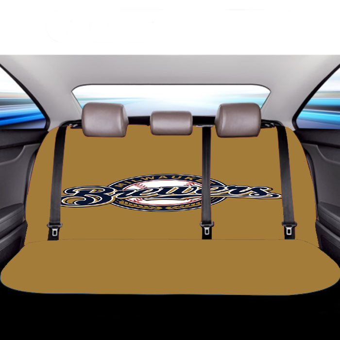 Milwaukee Bre Car Back Rear Seat Covers
