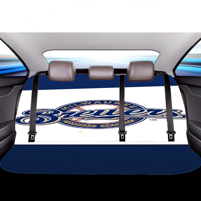 Milwaukee Brewers Baseball Car Back Rear Seat Covers