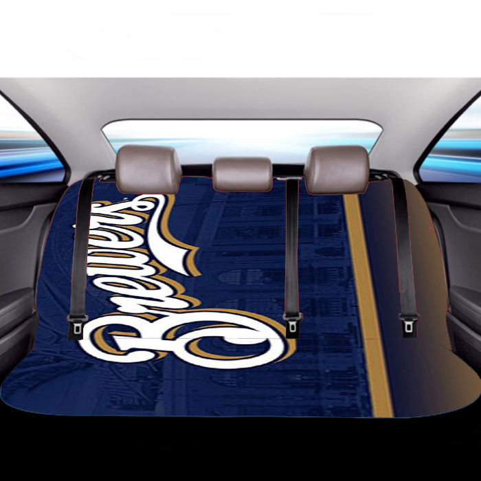 Milwaukee Brewers City Car Back Rear Seat Covers