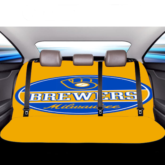 Milwaukee Brewers Icon Car Back Rear Seat Covers