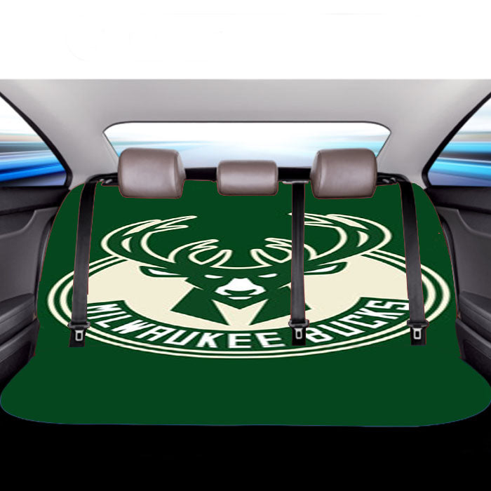 Milwaukee Bucks Car Back Rear Seat Covers