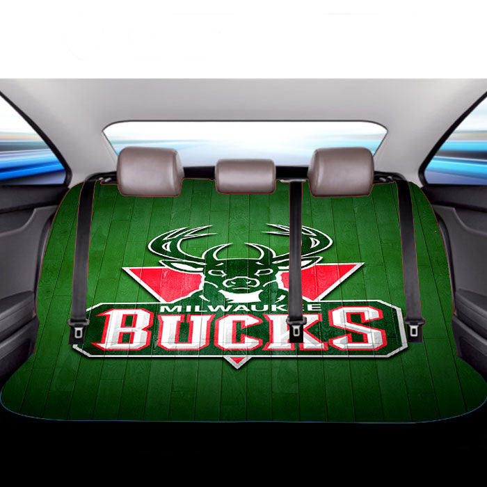 Milwaukee Bucks Hardwood Car Back Rear Seat Covers