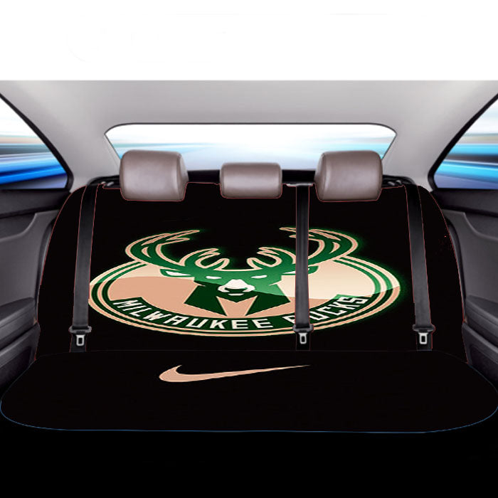 Milwaukee Bucks Logo 1 Car Back Rear Seat Covers