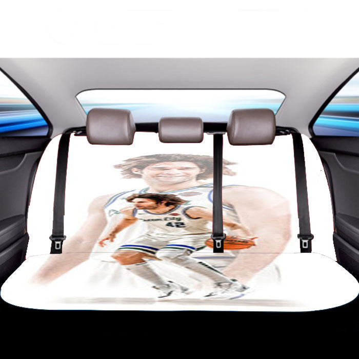 Milwaukee Bucks Robin Lopez Car Back Rear Seat Covers