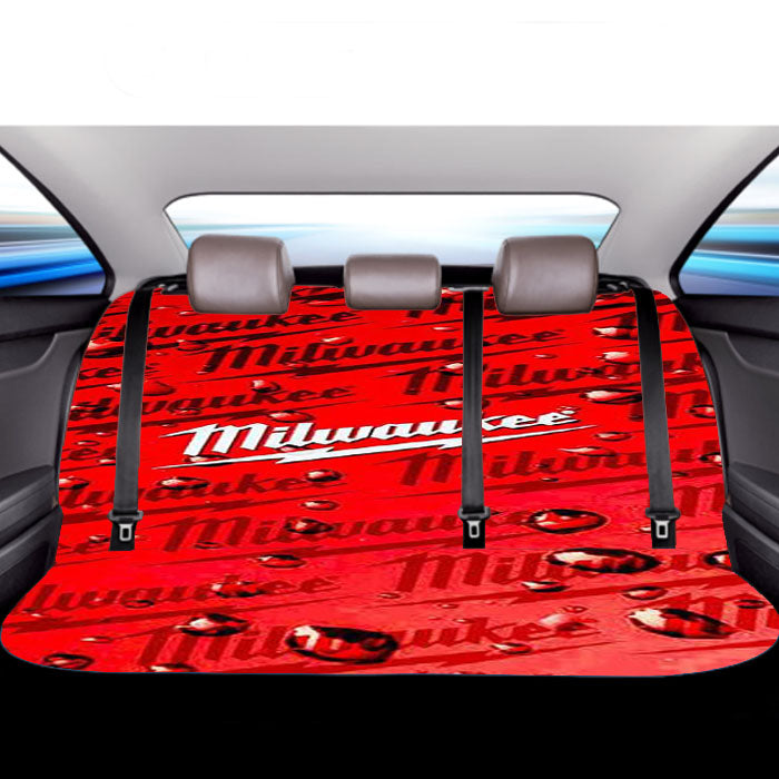 Milwaukee Tool Icon Car Back Rear Seat Covers