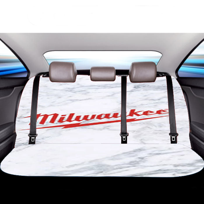 Milwaukee Tools Logo Car Back Rear Seat Covers