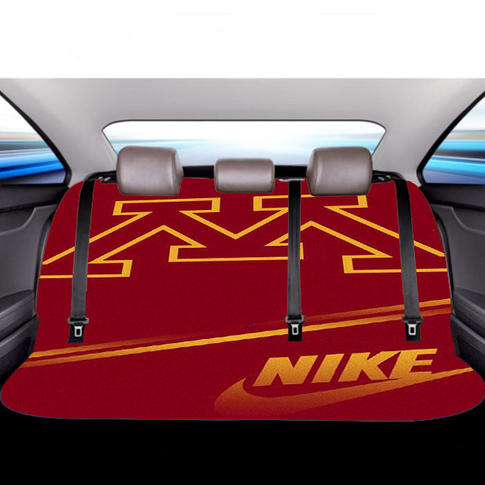 Minnesota Golden Gophers Red Logo Car Back Rear Seat Covers