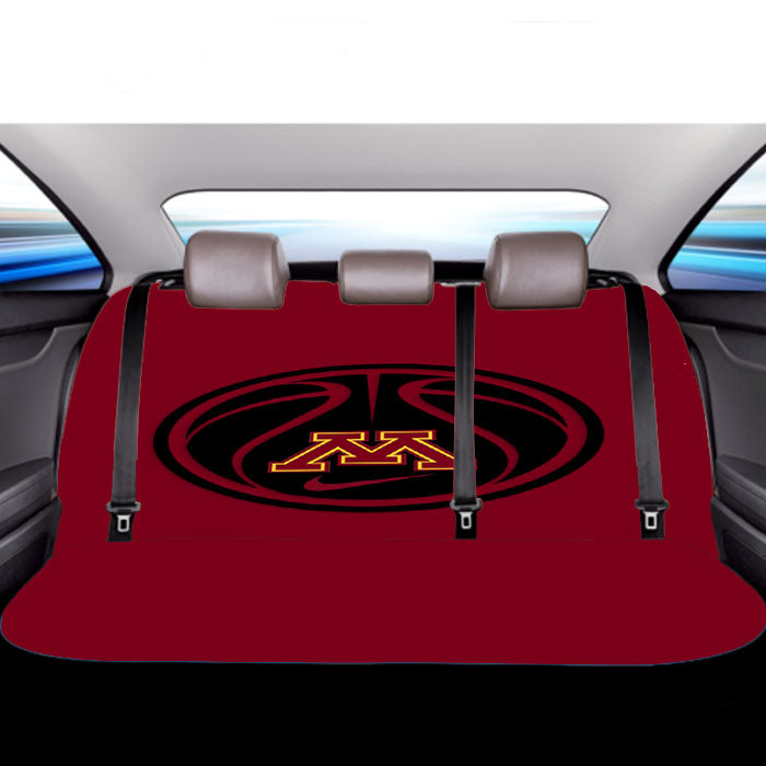 Minnesota Gophers Basketball Logo Car Back Rear Seat Covers