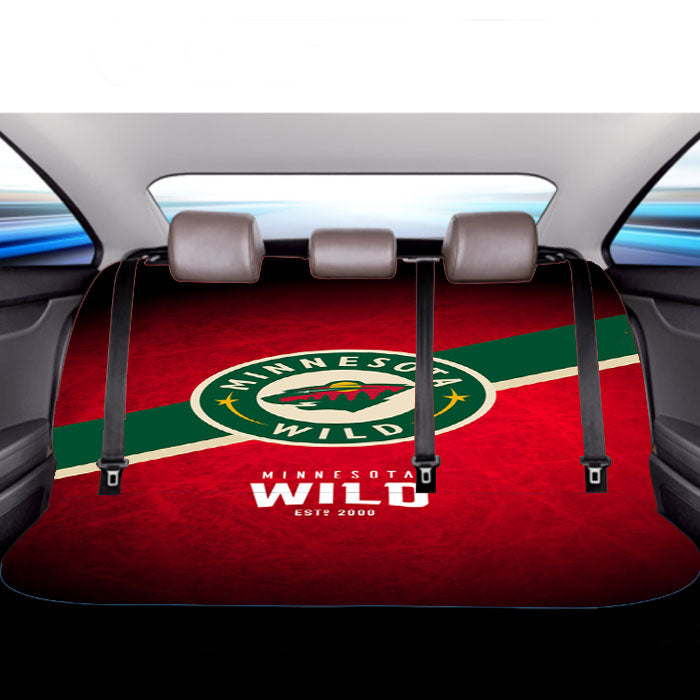 Minnesota Nhl Car Back Rear Seat Covers