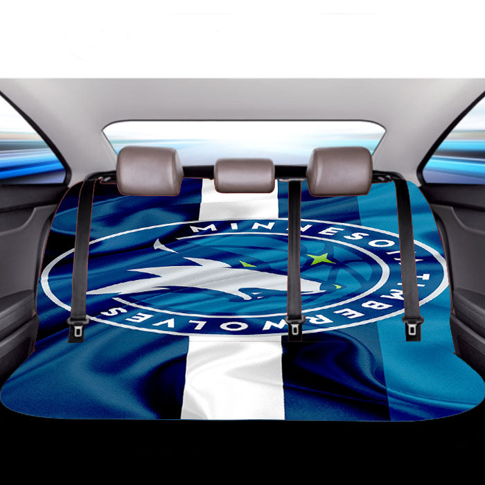 Minnesota Timberwolves Art Car Back Rear Seat Covers