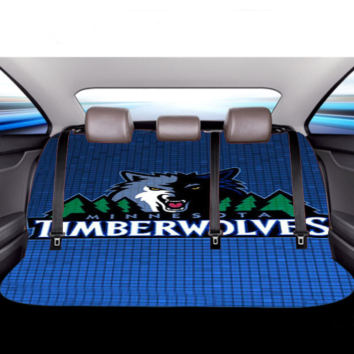 Minnesota Timberwolves Basketball Car Back Rear Seat Covers