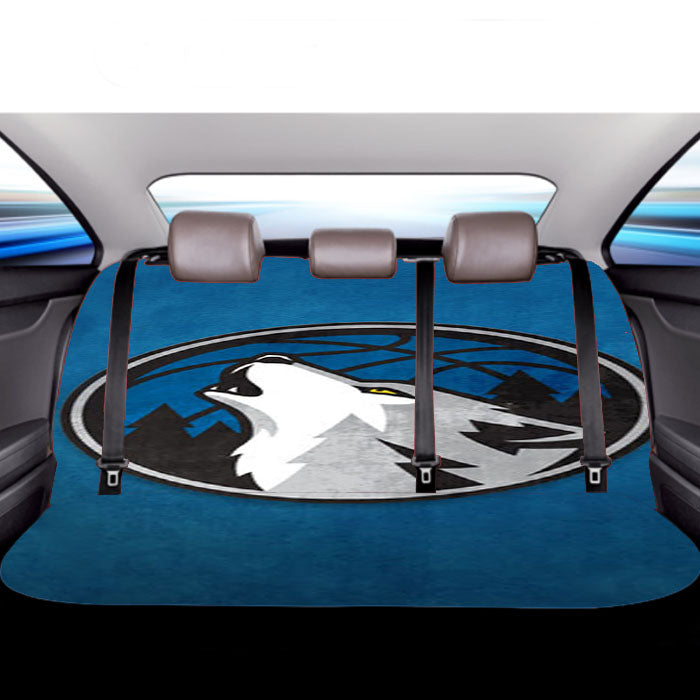 Minnesota Timberwolves Blue Car Back Rear Seat Covers