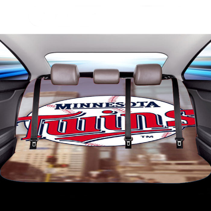 Minnesota Twins In City Car Back Rear Seat Covers