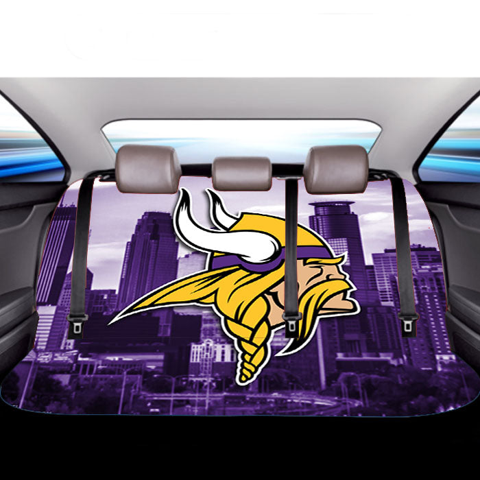 Minnesota Vikings Emblem Car Back Rear Seat Covers