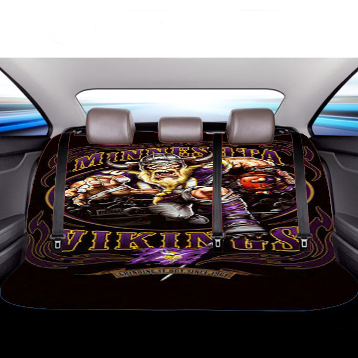 Minnesota Vikings Football Car Back Rear Seat Covers