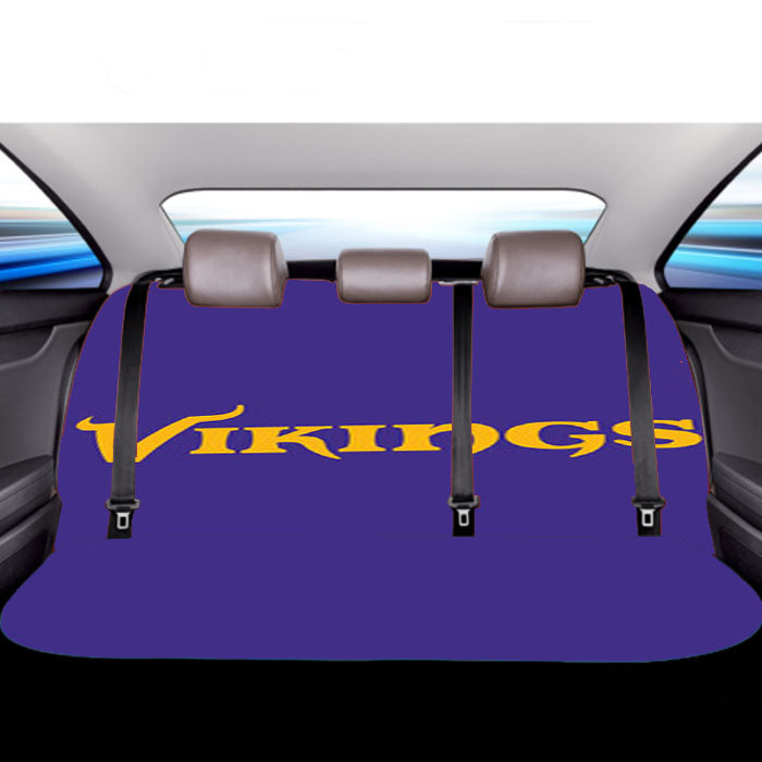 Minnesota Vikings Text Car Back Rear Seat Covers