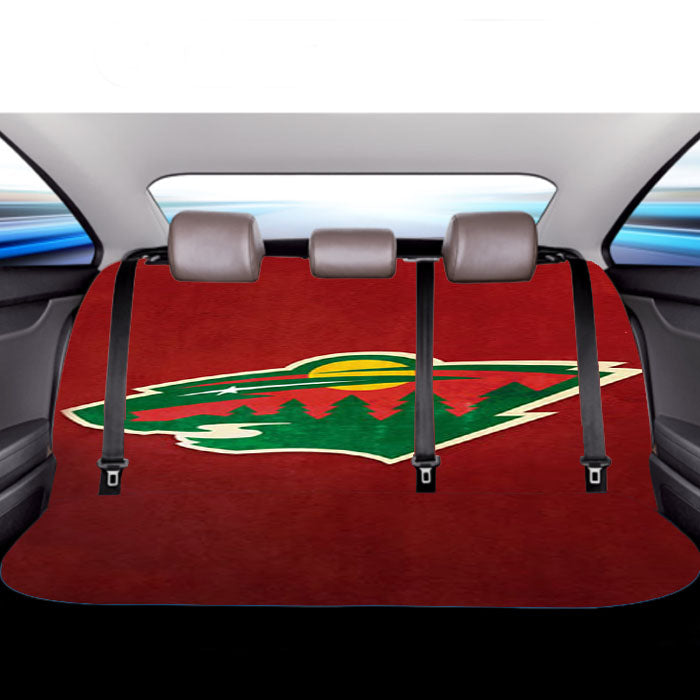 Minnesota Wild Car Back Rear Seat Covers