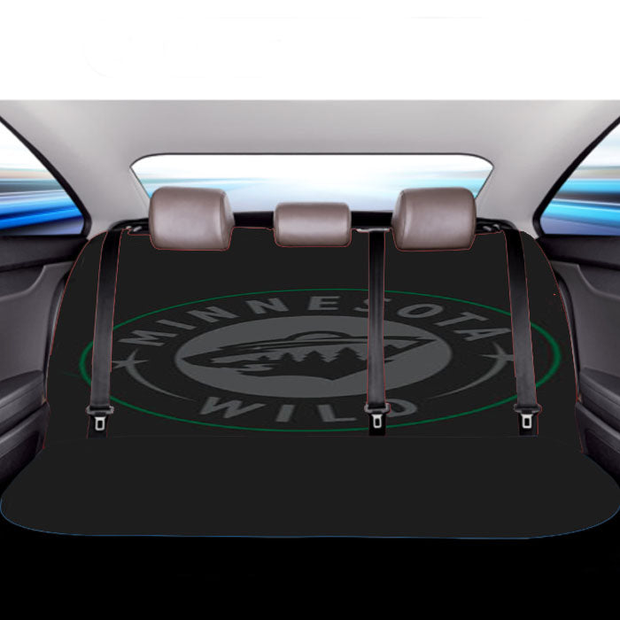 Minnesota Wild Black Car Back Rear Seat Covers