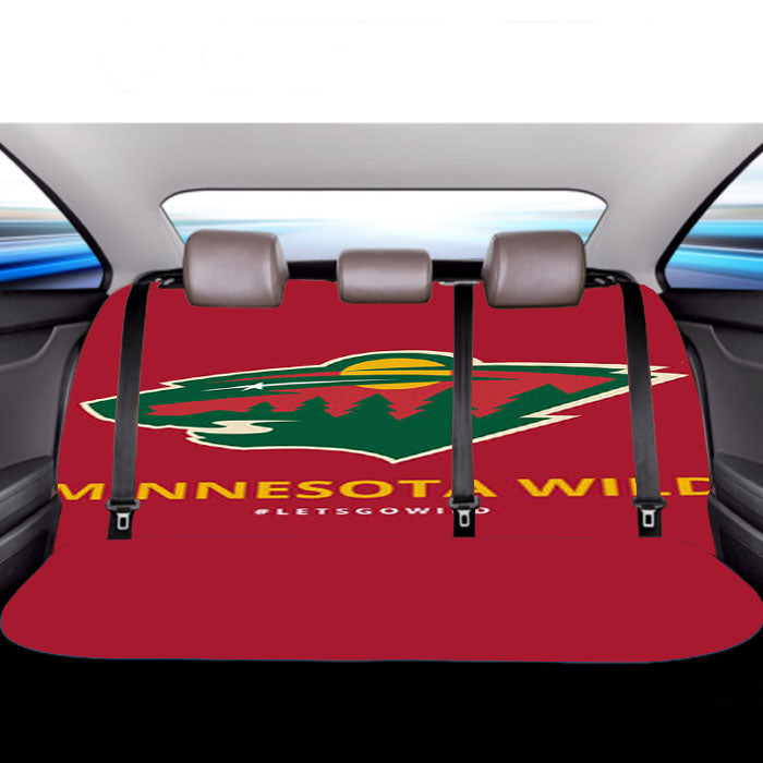 Minnesota Wild Nhl Car Back Rear Seat Covers