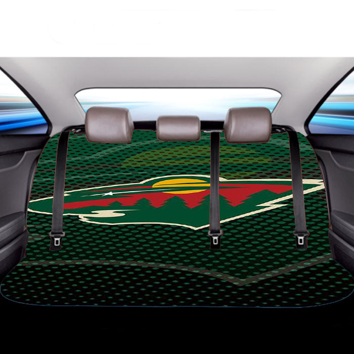 Minnesota Wild Symbol Car Back Rear Seat Covers