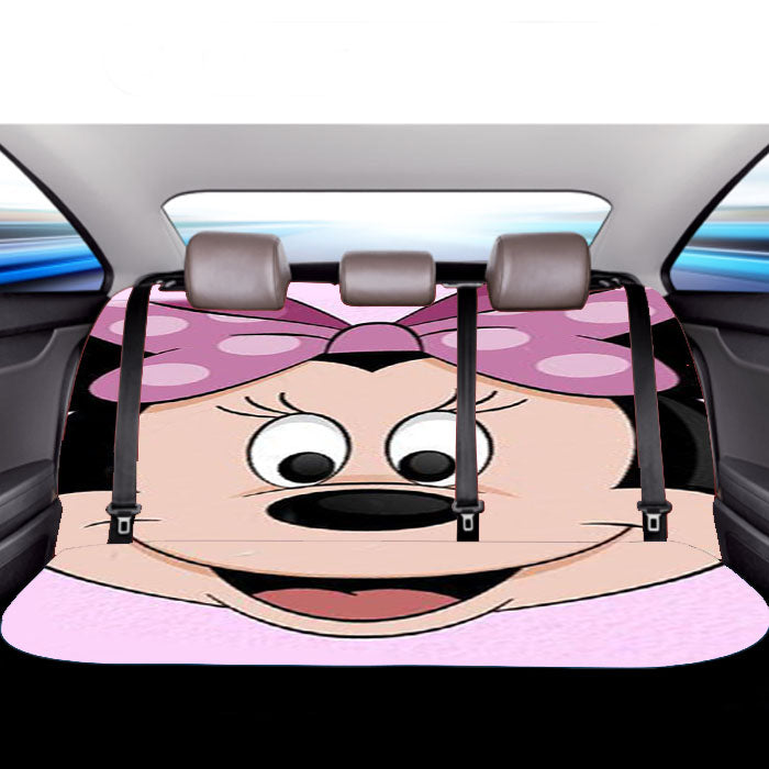 Minnie Mouse Car Back Rear Seat Covers