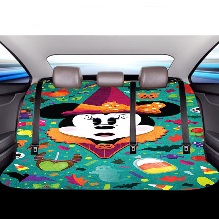Minnie Mouse Halloween Car Back Rear Seat Covers