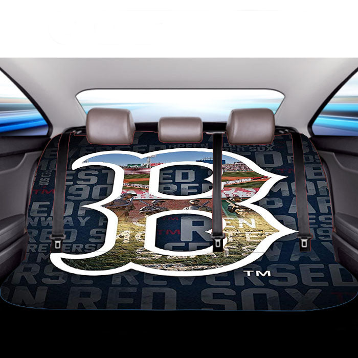 Mlb Boston Red Car Back Rear Seat Covers