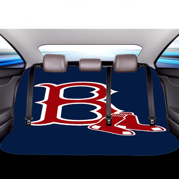 Mlb Team Boston Red Sox Car Back Rear Seat Covers
