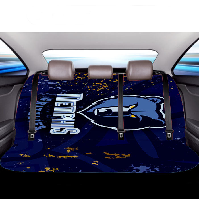 Mmemphis Grizzzlies Car Back Rear Seat Covers