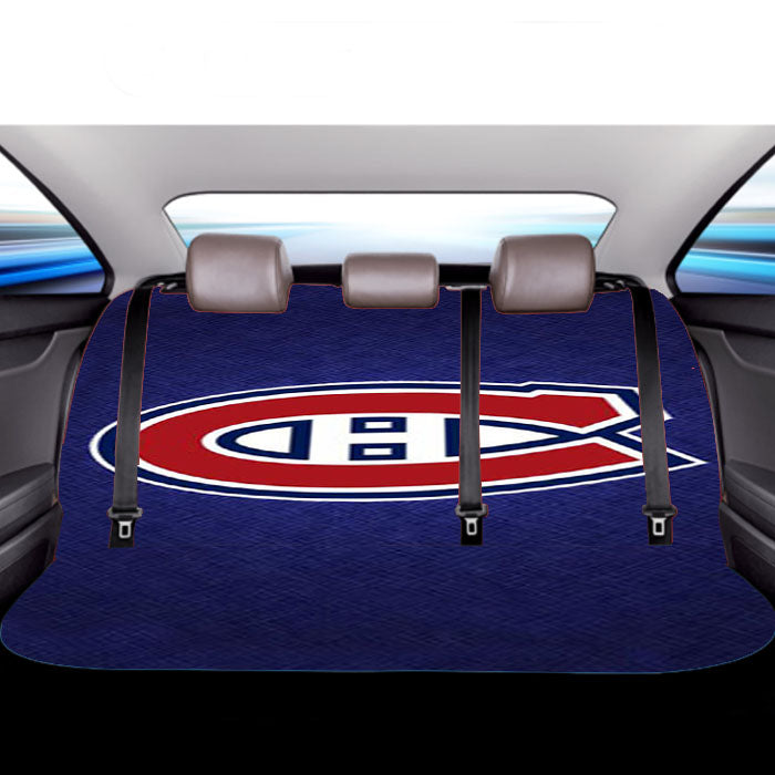 Montreal Canadiens Blue Car Back Rear Seat Covers