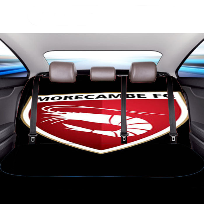 Morecambe Fc Logo Black Car Back Rear Seat Covers
