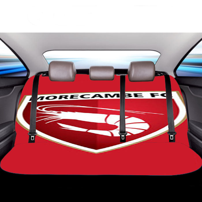 Morecambe Fc Logo Red Car Back Rear Seat Covers