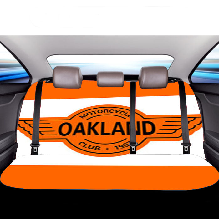 Motorcycle Oakland Club Car Back Rear Seat Covers