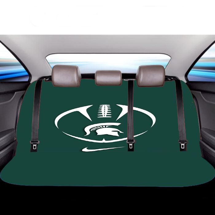 Msu Michigan State Spartan Car Back Rear Seat Covers