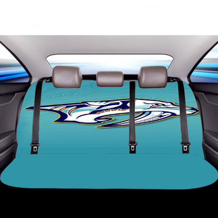 Nashville Predators Logo Car Back Rear Seat Covers