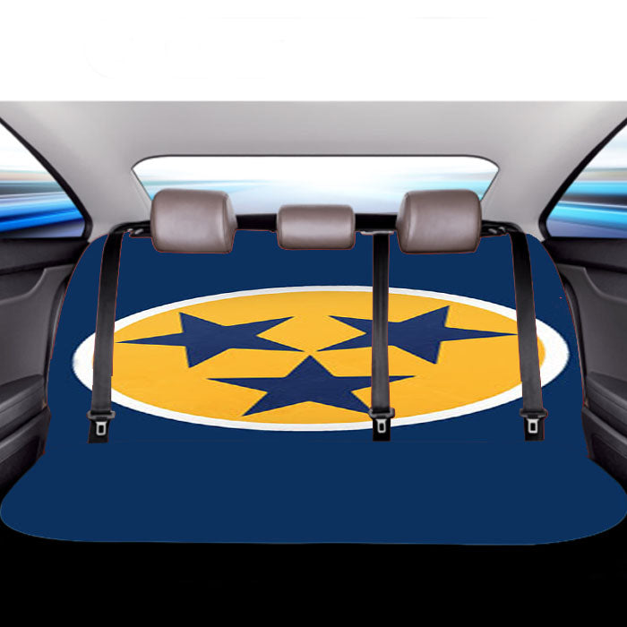 Nashville Predators Stars Car Back Rear Seat Covers