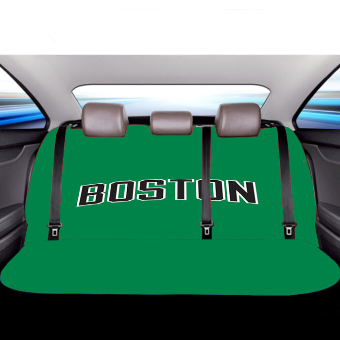 Nba - Boston Celtics Wallpaper Car Back Rear Seat Covers