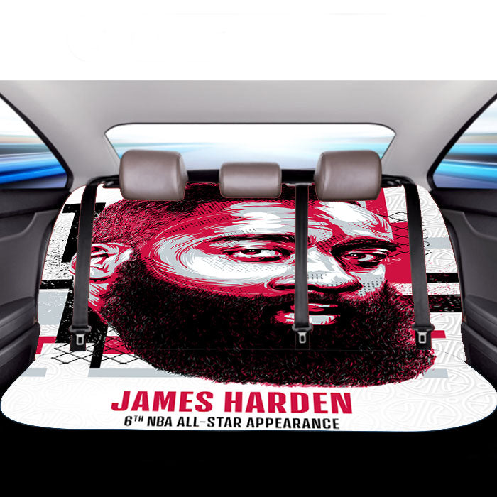 Nba All Star James Harden Car Back Rear Seat Covers