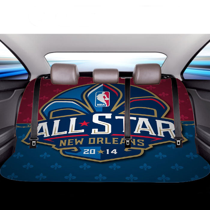 Nba All Star New Orleans Logo Car Back Rear Seat Covers